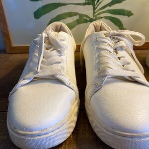 Joie HARVARD White Low Top Sneakers